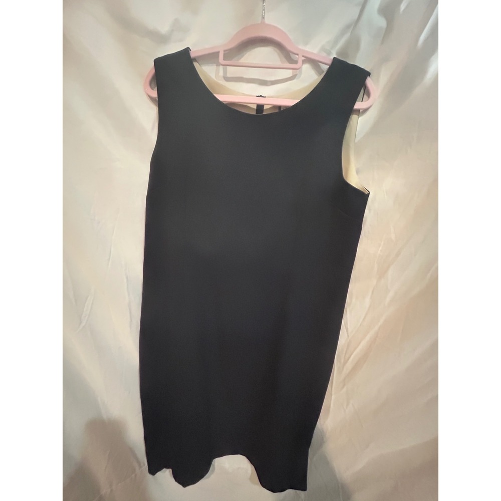 Mary‎ McFadden Collection Black Sleeveless Sheath Dress Size 12